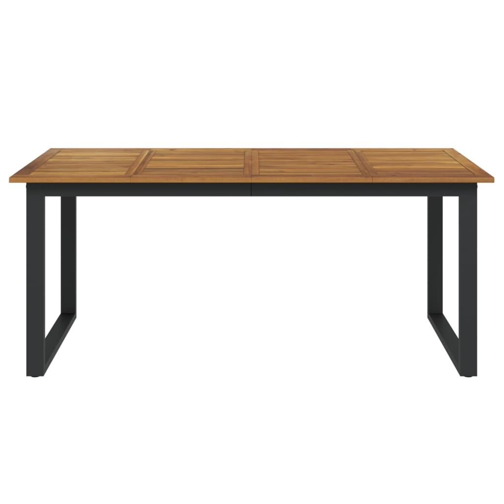 Zahradní Stůl S Nohami Ve Tvaru U 180X90X75 Cm Masivní Akácie