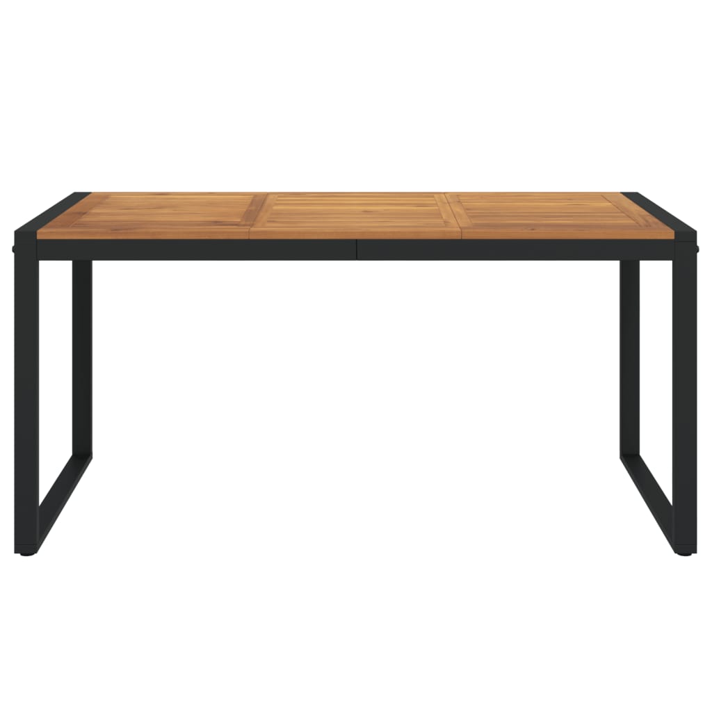 Zahradní Stůl S Nohami Ve Tvaru U 160X80X75 Cm Masivní Akácie