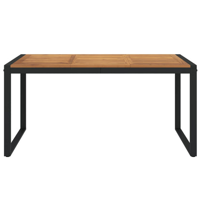 Zahradní Stůl S Nohami Ve Tvaru U 160X80X75 Cm Masivní Akácie