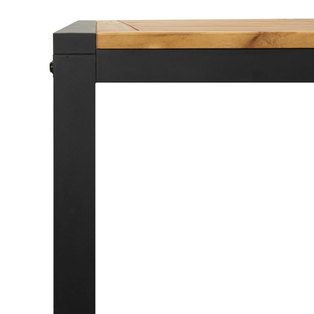 Zahradní Stůl S Nohami Ve Tvaru U 160X80X75 Cm Masivní Akácie