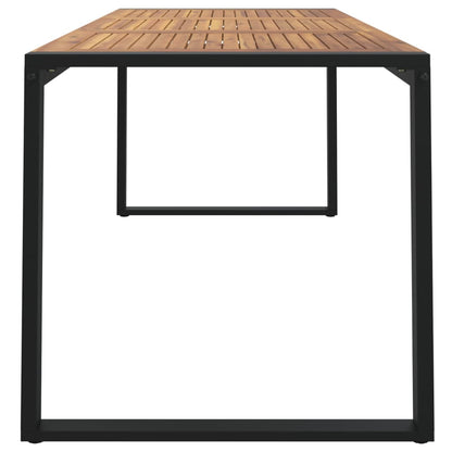 Zahradní Stůl S Nohami Ve Tvaru U 180X90X75 Cm Masivní Akácie