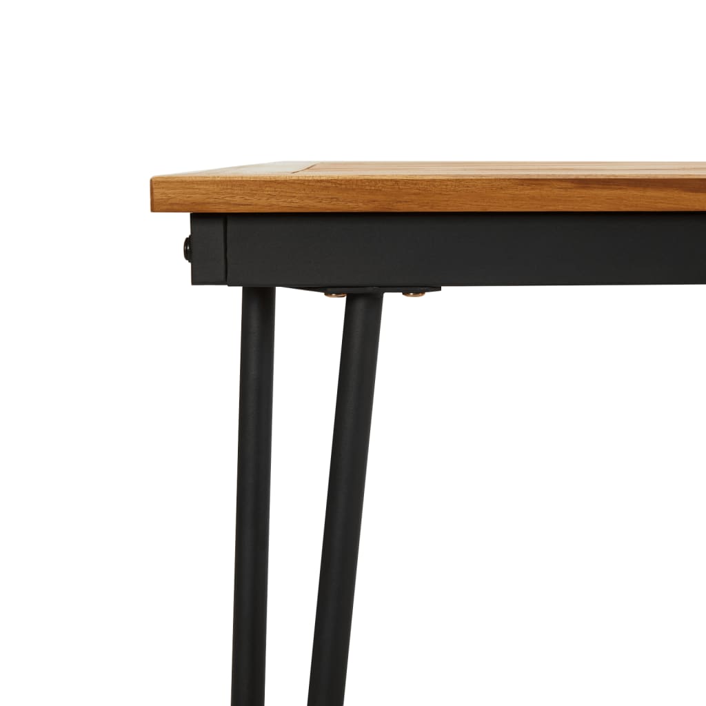 Zahradní Stůl S Nohami Typu Hairpin 200X90X75 Cm Masivní Akácie