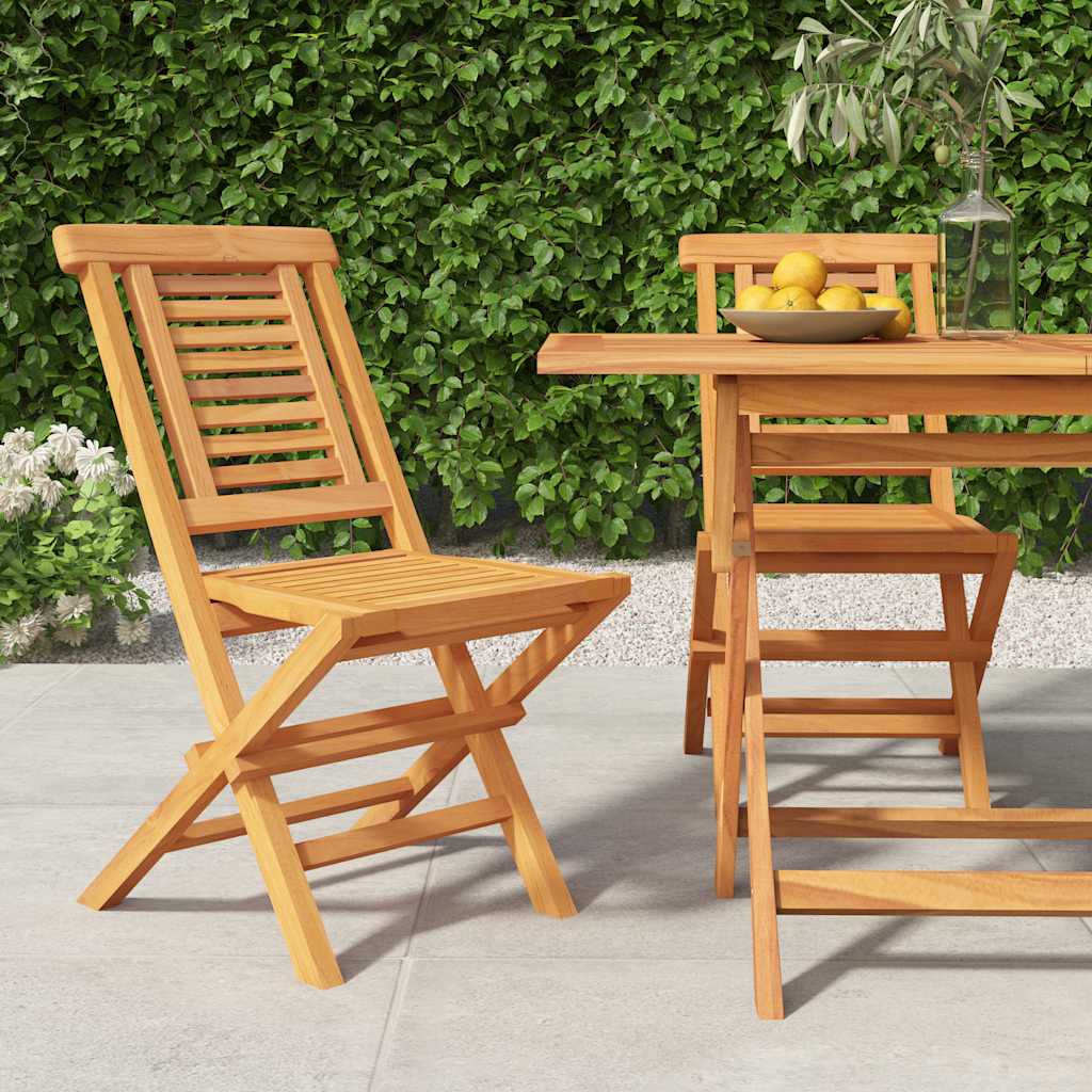Skládací Zahradní Židle 6 Ks 47X63X90 Cm Masivní Teakové Dřevo
