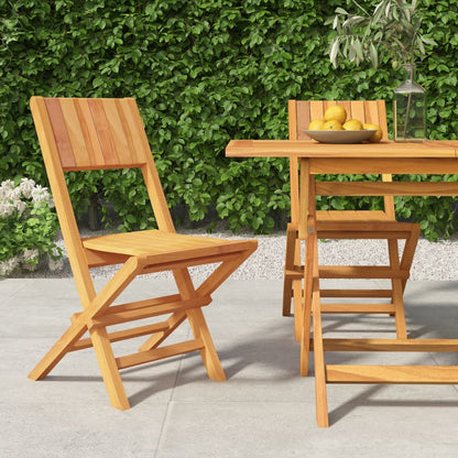 Skládací Zahradní Židle 8 Ks 47X61X90 Cm Masivní Teakové Dřevo