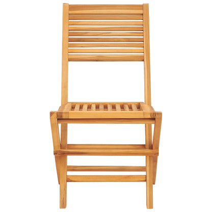 Skládací Zahradní Židle 2 Ks 47X62X90 Cm Masivní Teakové Dřevo