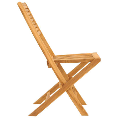 Skládací Zahradní Židle 2 Ks 47X62X90 Cm Masivní Teakové Dřevo