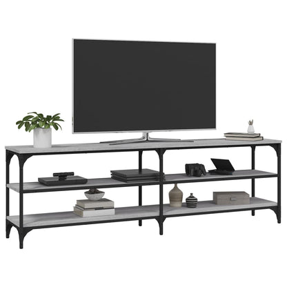 Tv Skříňka Šedá Sonoma 160 X 30 X 50 Cm Kompozitní Dřevo