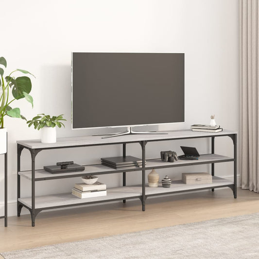 Tv Skříňka Šedá Sonoma 160 X 30 X 50 Cm Kompozitní Dřevo