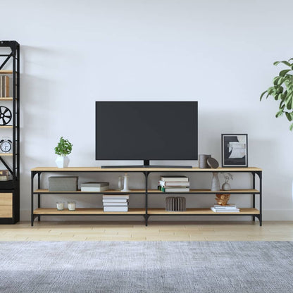 Tv Skříňka 200 X 30 X 50 Cm Kompozitní Dřevo A Kov