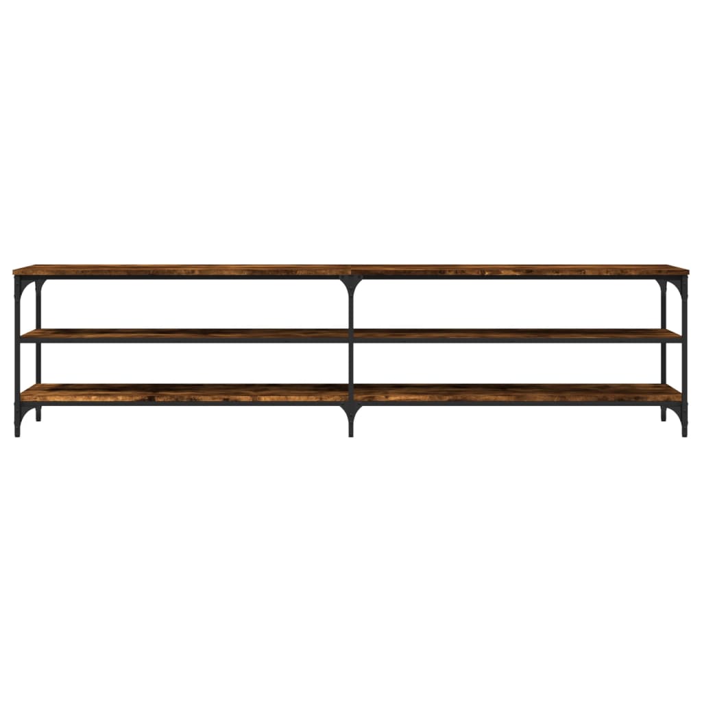 Tv Skříňka Kouřový Dub 200 X 30 X 50 Cm Kompozitní Dřevo A Kov
