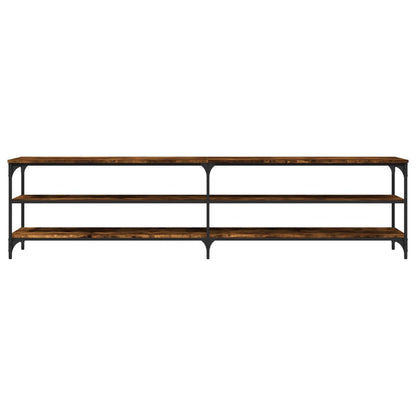Tv Skříňka Kouřový Dub 200 X 30 X 50 Cm Kompozitní Dřevo A Kov