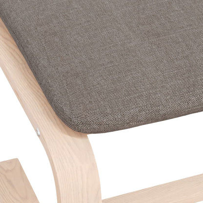 Podnožka Taupe 51 X 41 X 40 Cm Textil