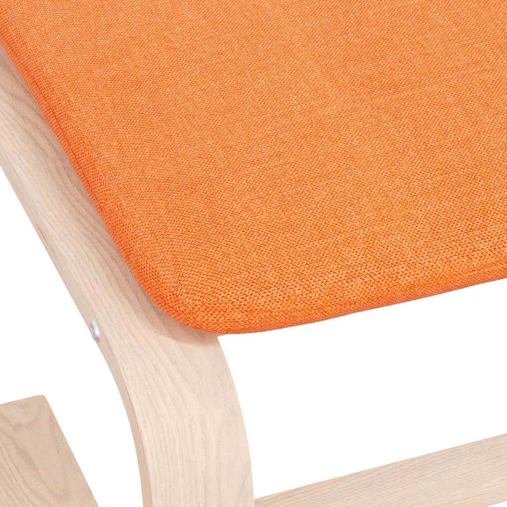 Podnožka Tmavě Žlutá 51 X 41 X 40 Cm Textil