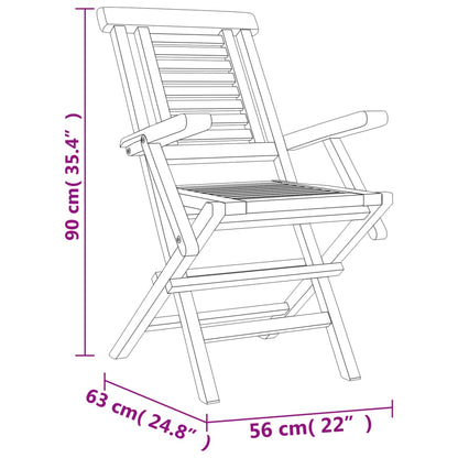 5Dílný Zahradní Jídelní Set Masivní Teakové Dřevo