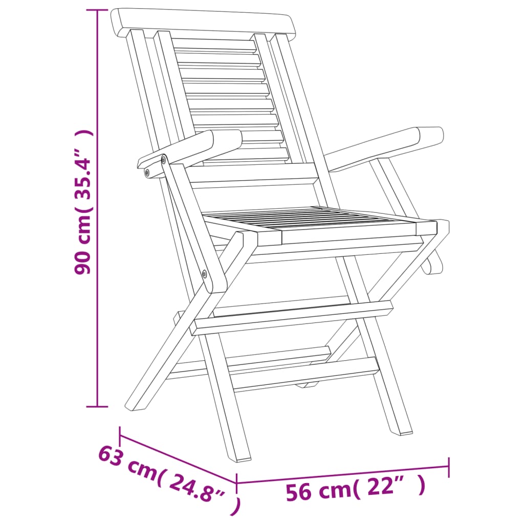 5Dílný Zahradní Jídelní Set Masivní Teakové Dřevo