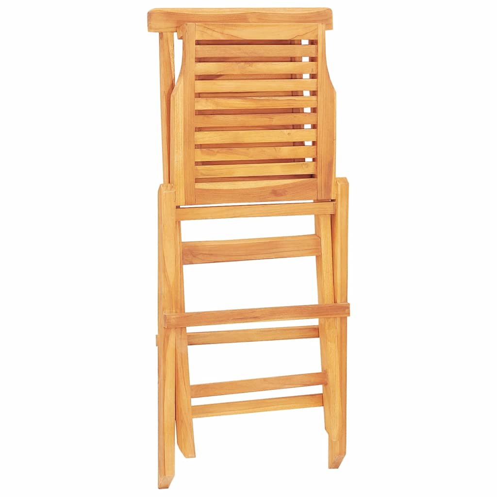 Skládací Zahradní Židle 6 Ks 47X63X90 Cm Masivní Teakové Dřevo