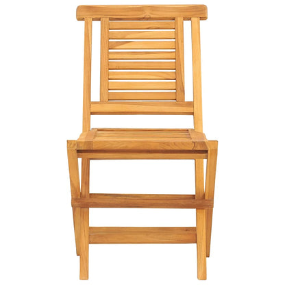 Skládací Zahradní Židle 6 Ks 47X63X90 Cm Masivní Teakové Dřevo