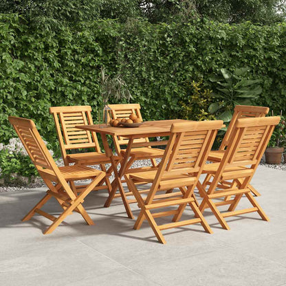 Skládací Zahradní Židle 6 Ks 47X63X90 Cm Masivní Teakové Dřevo