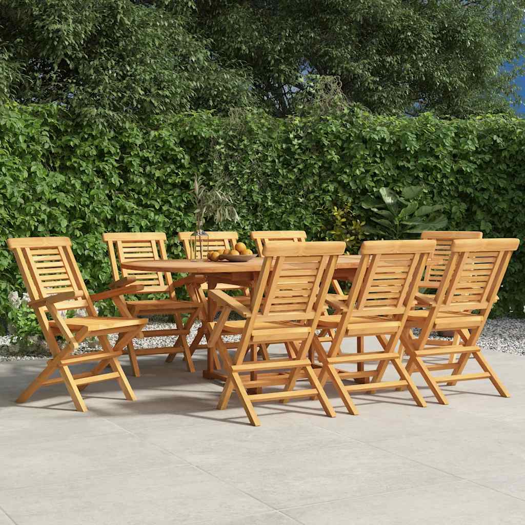 Skládací Zahradní Židle 6 Ks 47X63X90 Cm Masivní Teakové Dřevo