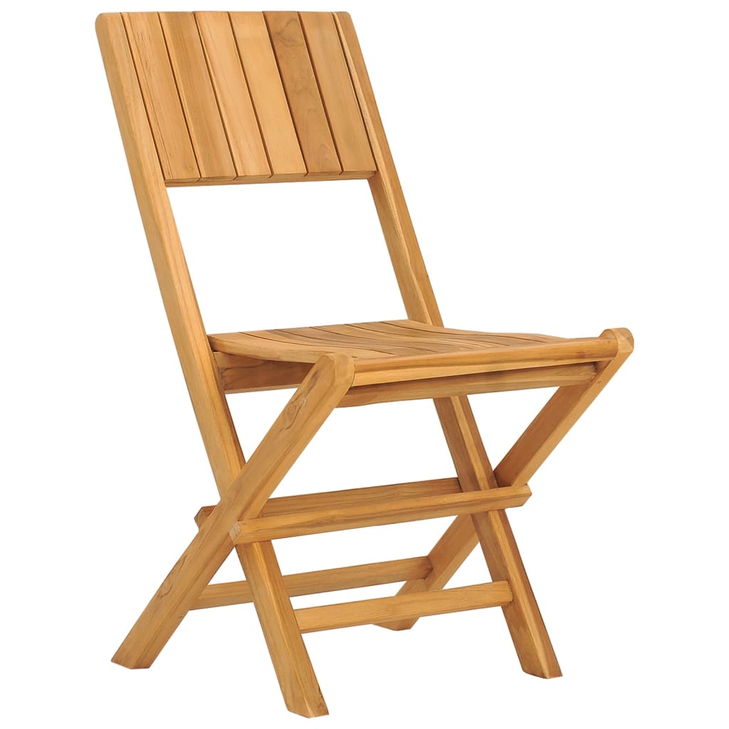 Skládací Zahradní Židle 8 Ks 47X61X90 Cm Masivní Teakové Dřevo