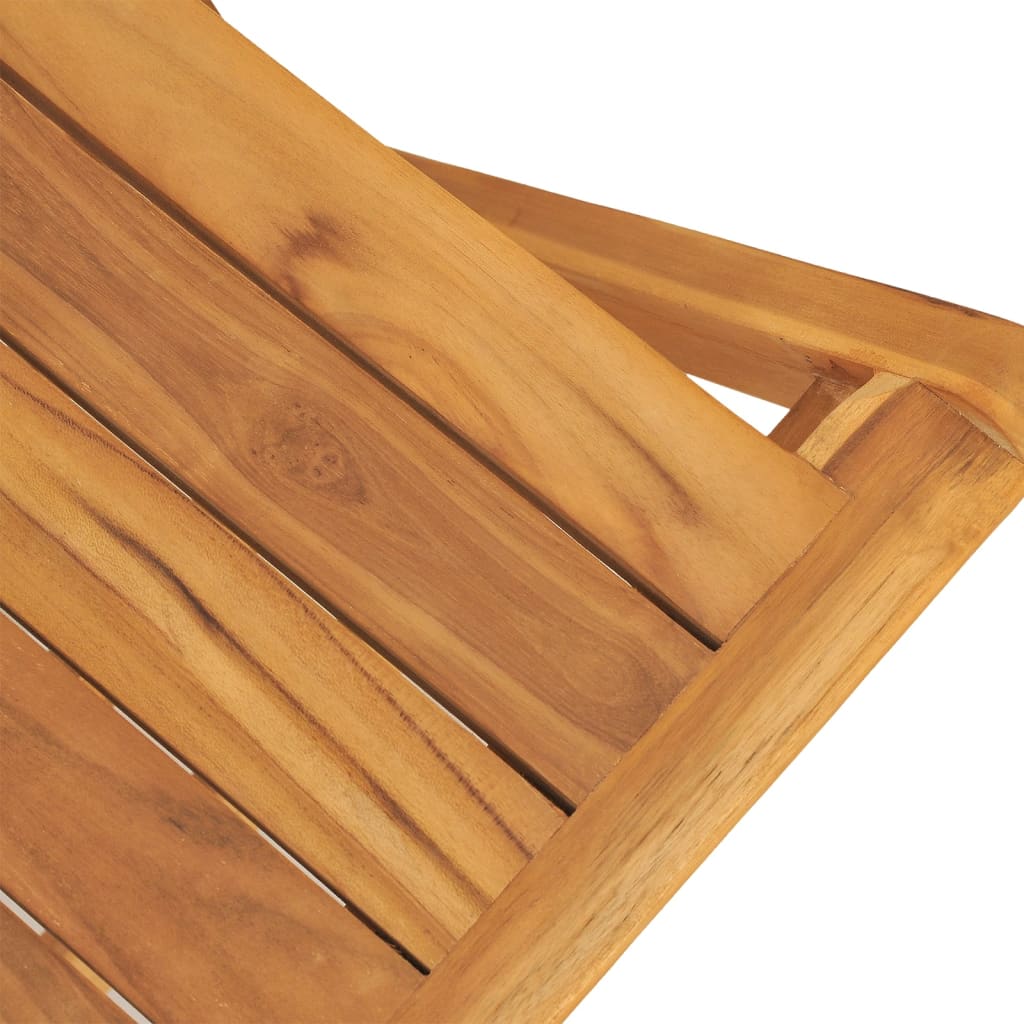 Skládací Zahradní Židle 8 Ks 47X61X90 Cm Masivní Teakové Dřevo