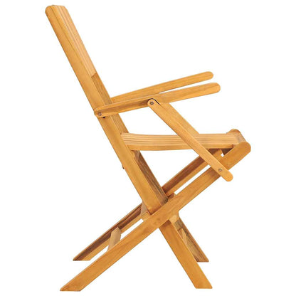 Skládací Zahradní Židle 6 Ks 55X62X90 Cm Masivní Teakové Dřevo