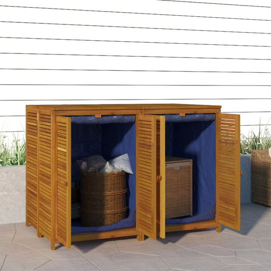 Zahradní Úložný Box Masivní Akáciové Dřevo