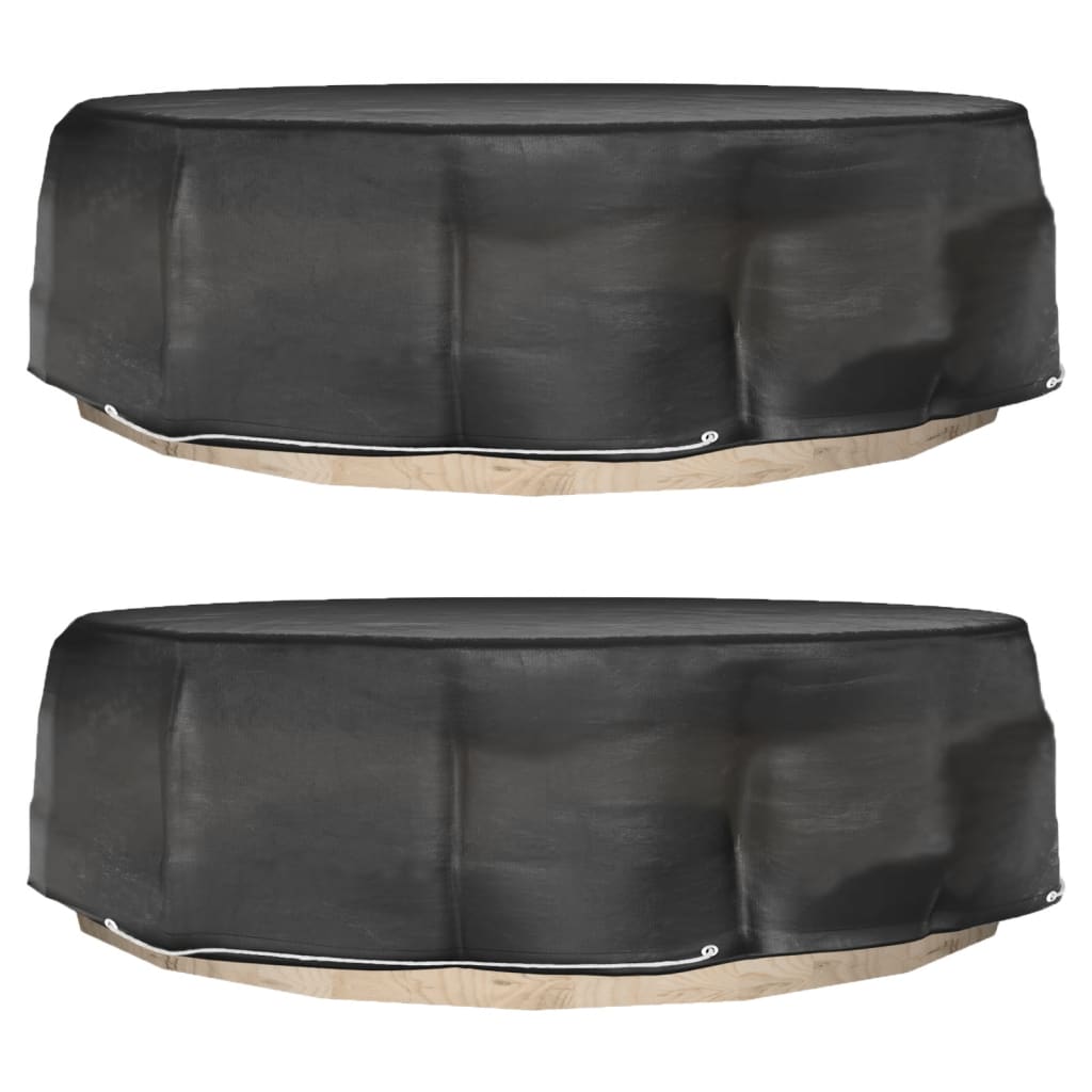 Plachty Na Zahradní Nábytek 2 Ks 10 Oček Kulaté