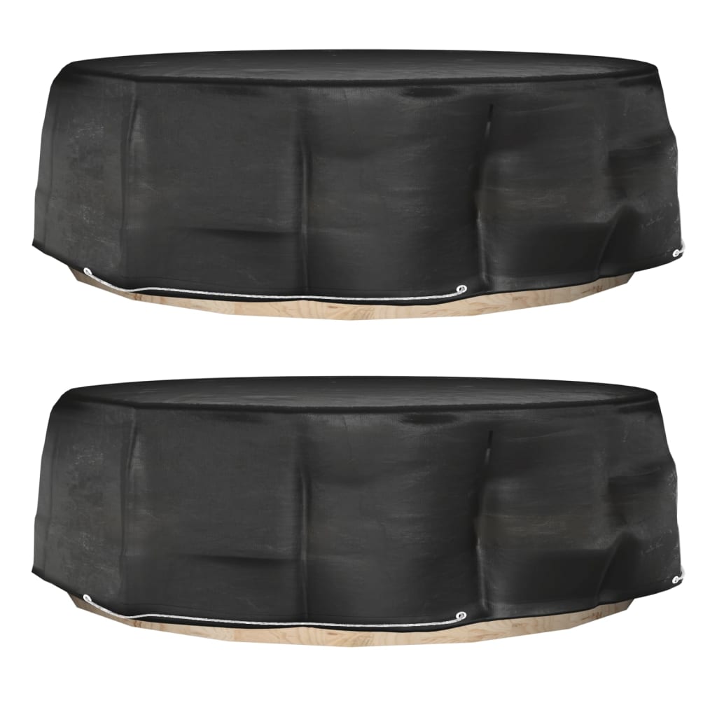 Plachty Na Zahradní Nábytek 2 Ks 10 Oček Kulaté