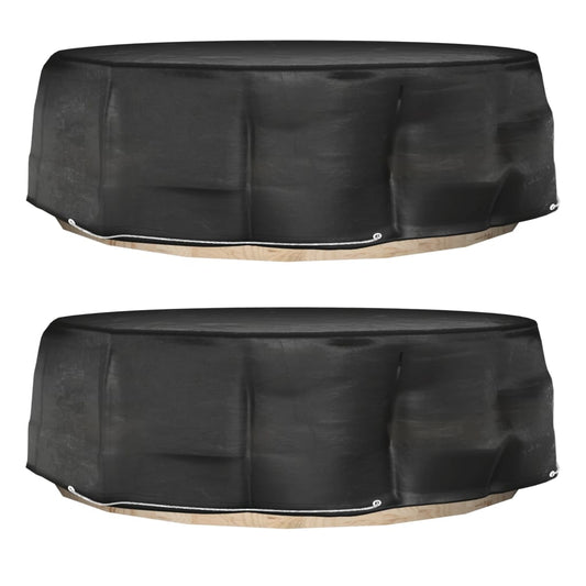 Plachty Na Zahradní Nábytek 2 Ks 10 Oček Kulaté