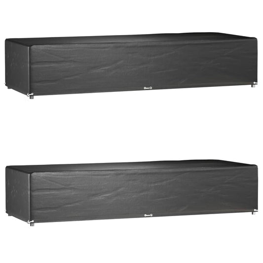 Plachty Na Zahradní Lehátko 2 Ks 12 Oček Pe