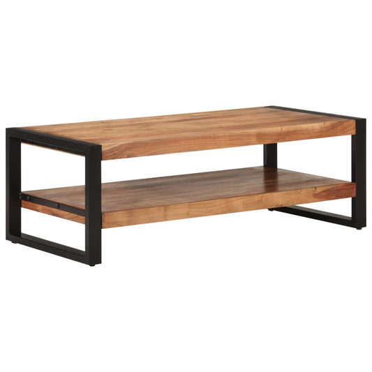 Konferenční Stolek 120 X 55 X 40 Cm Masivní Akáciové Dřevo