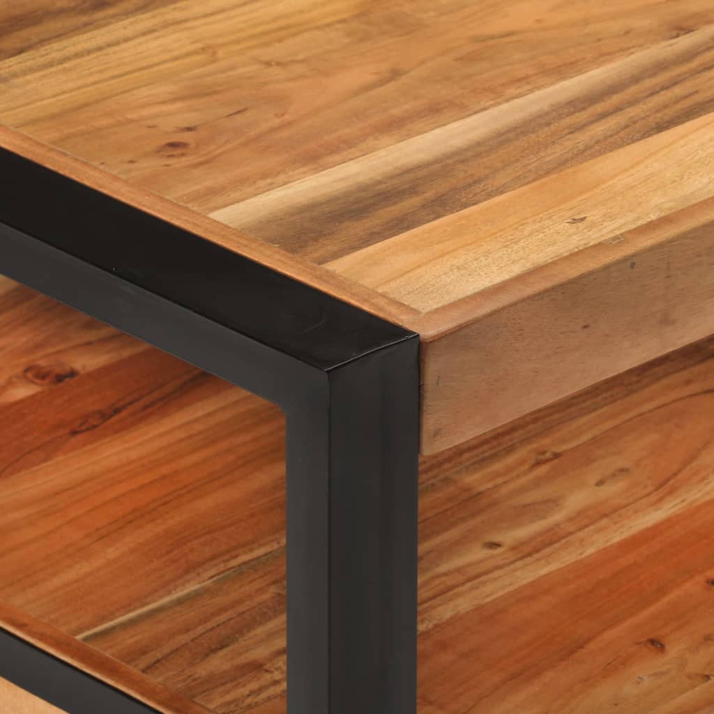 Konferenční Stolek 120 X 55 X 40 Cm Masivní Akáciové Dřevo