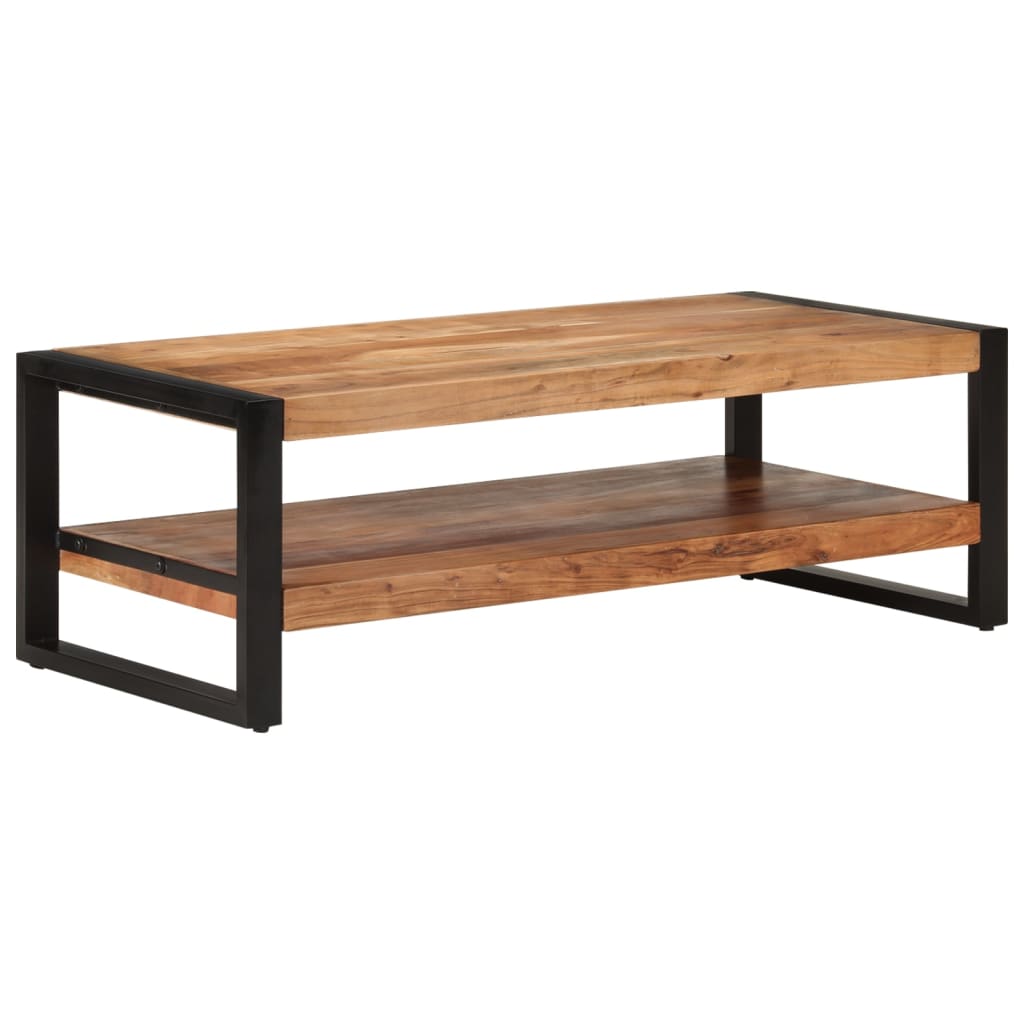 Konferenční Stolek 120 X 55 X 40 Cm Masivní Akáciové Dřevo