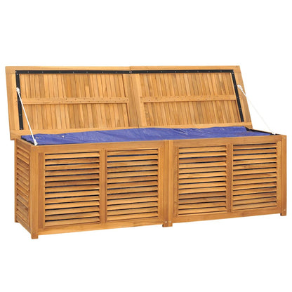 Zahradní Úložný Box S Vložkou Masivní Teak