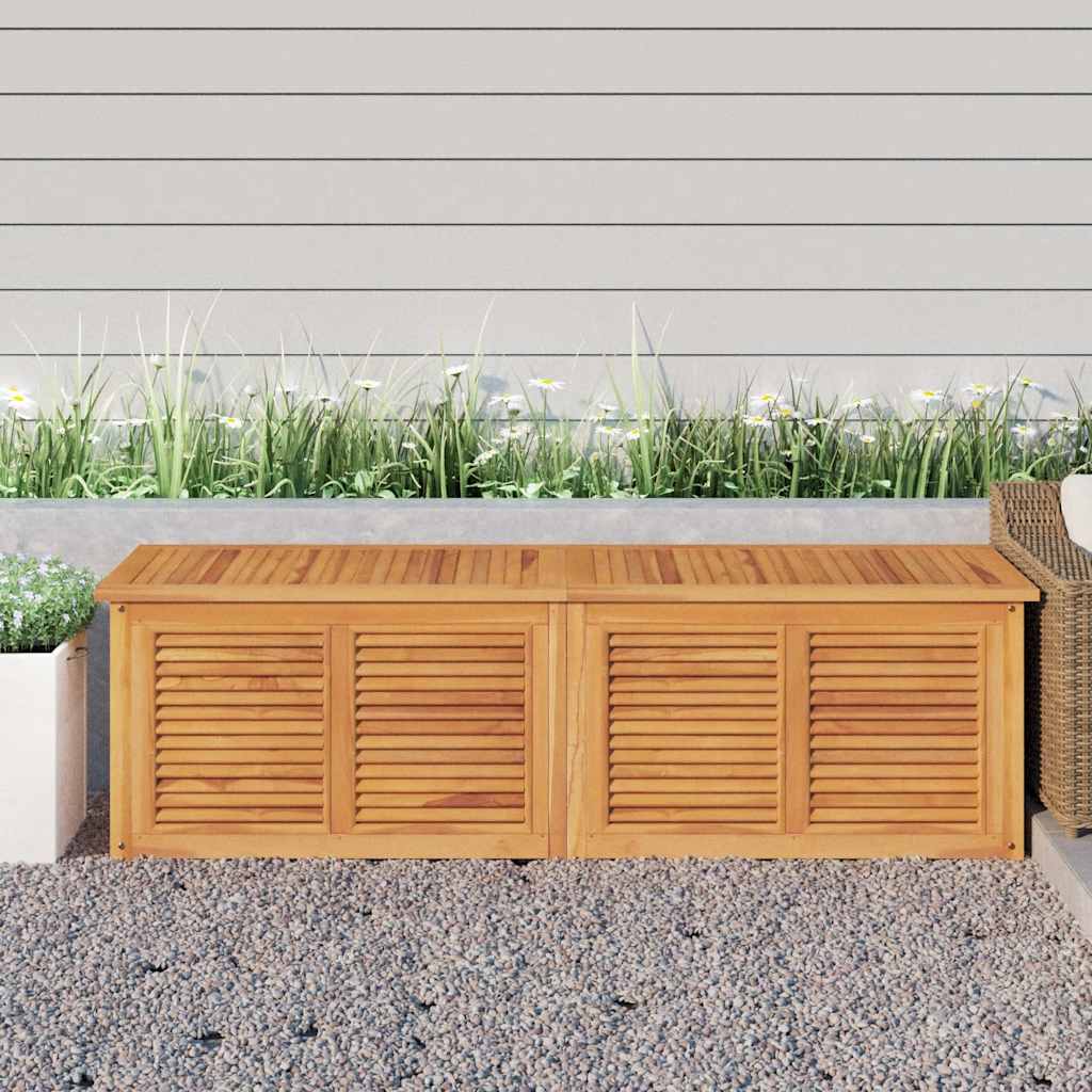 Zahradní Úložný Box S Vložkou Masivní Teak