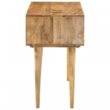 Stůl Se Zásuvkami 110 X 47 X 76 Cm Masivní Mangovníkové Dřevo