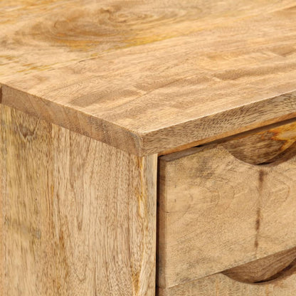 Stůl Se Zásuvkami 110 X 47 X 76 Cm Masivní Mangovníkové Dřevo