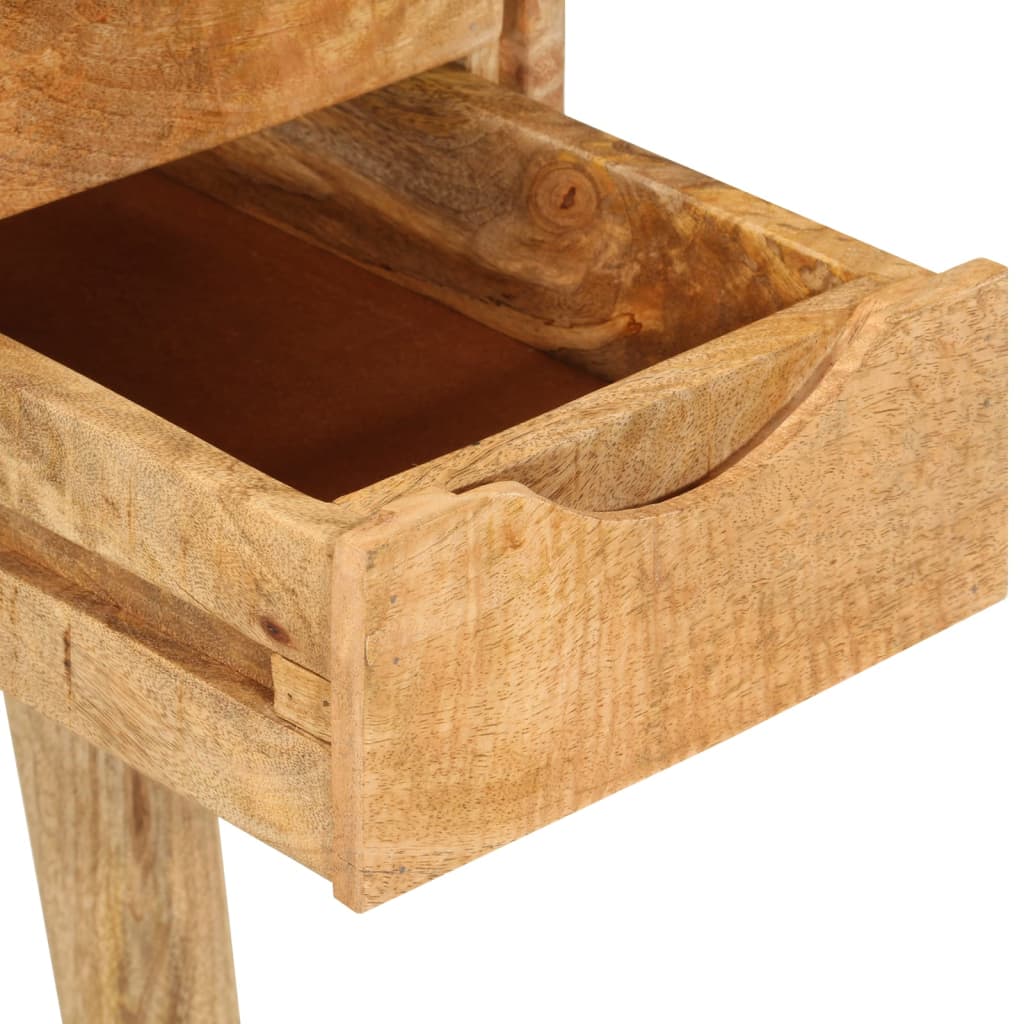 Stůl Se Zásuvkami 110 X 47 X 76 Cm Masivní Mangovníkové Dřevo
