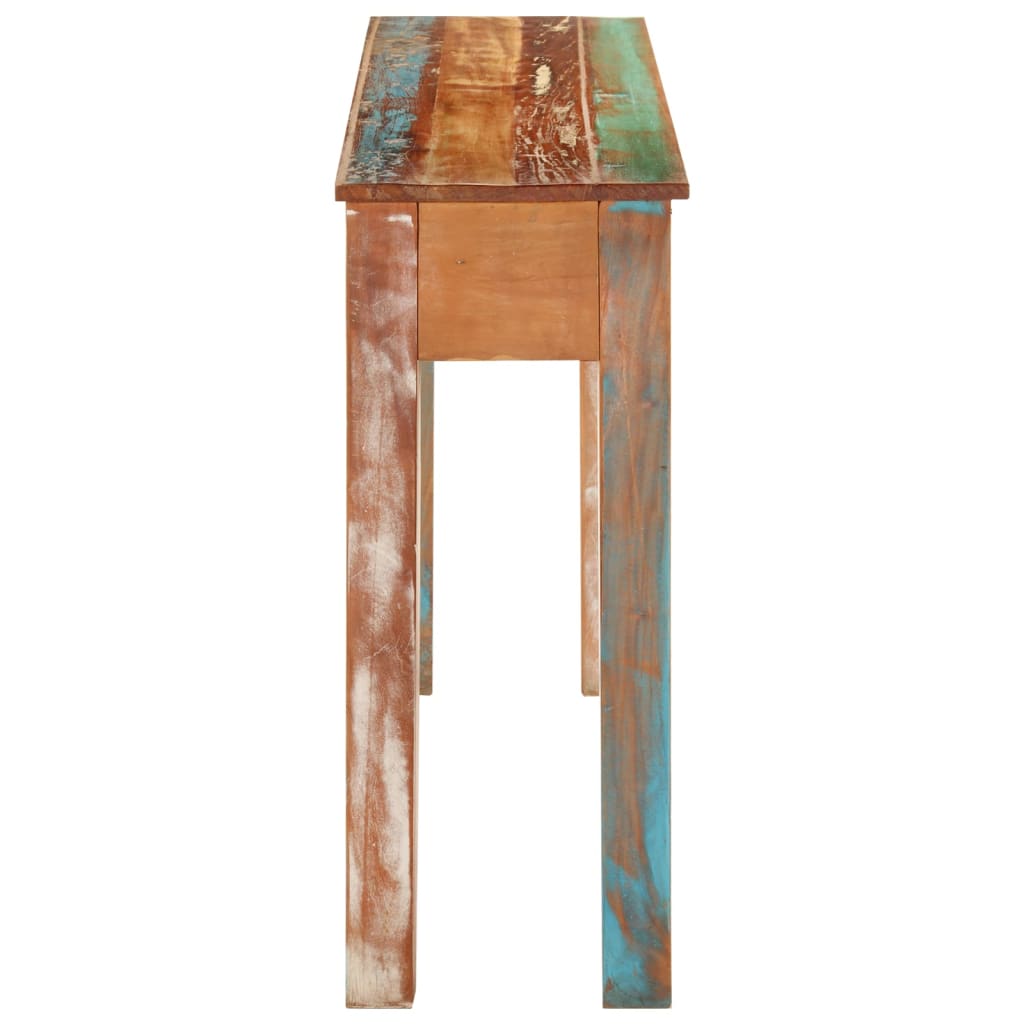 Konzolový Stolek 110 X 30 X 75 Cm Masivní Recyklované Dřevo
