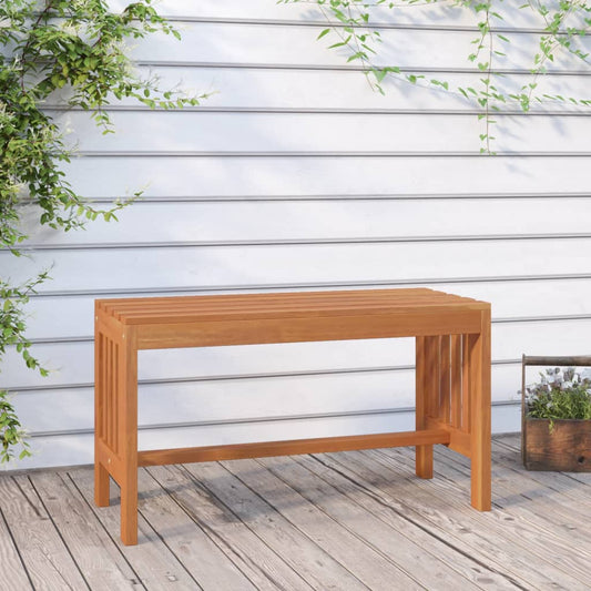 Zahradní Lavice 80 Cm Masivní Eukalyptové Dřevo