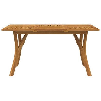 Zahradní Stůl 150 X 90 X 75 Cm Masivní Akáciové Dřevo