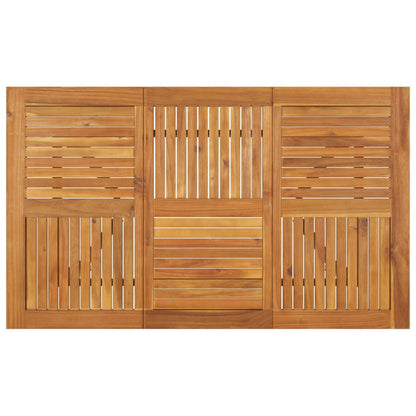 Zahradní Stůl 150 X 90 X 75 Cm Masivní Akáciové Dřevo