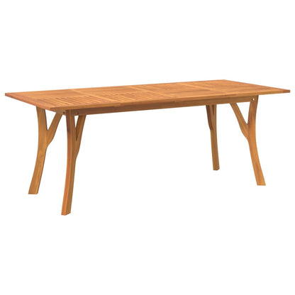 Zahradní Stůl 200 X 90 X 75 Cm Masivní Akáciové Dřevo
