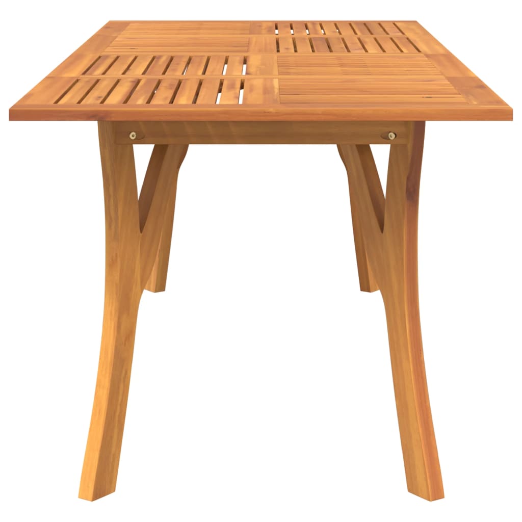 Zahradní Stůl 200 X 90 X 75 Cm Masivní Akáciové Dřevo
