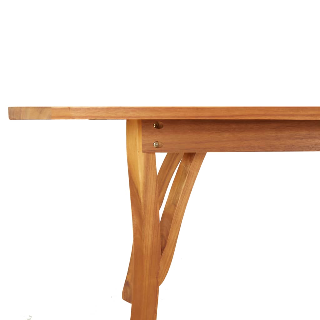 Zahradní Stůl 200 X 90 X 75 Cm Masivní Akáciové Dřevo