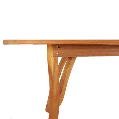 Zahradní Stůl 200 X 90 X 75 Cm Masivní Akáciové Dřevo