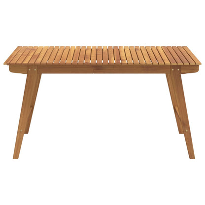 Zahradní Stůl 150 X 90 X 75 Cm Masivní Akáciové Dřevo