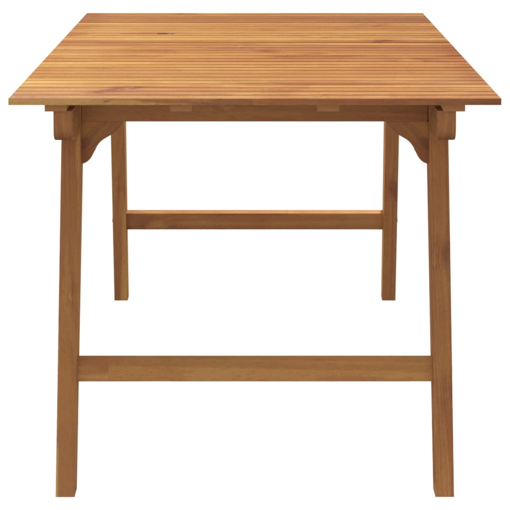 Zahradní Stůl 150 X 90 X 75 Cm Masivní Akáciové Dřevo