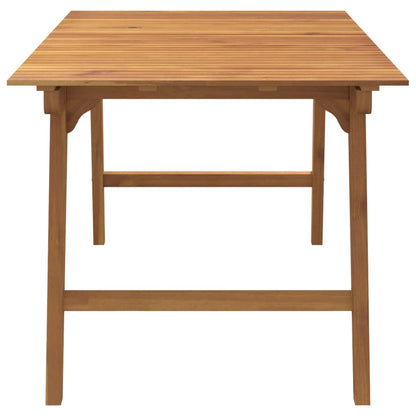 Zahradní Stůl 150 X 90 X 75 Cm Masivní Akáciové Dřevo